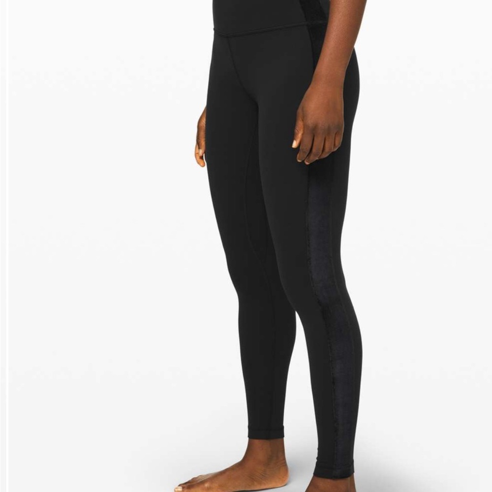 Lululemon Super High Rise Black Leggings - Velvet